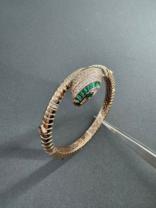 Bvlgari Colorful Serpent Crystal Bracelet – Elegant Luxury Jewelry