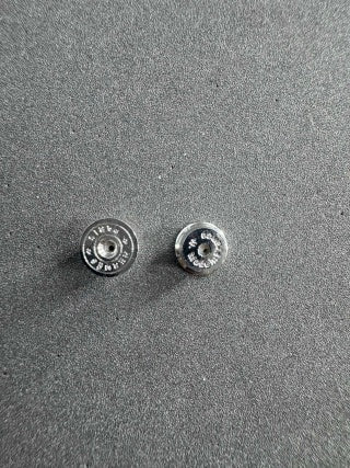 Hermès Crimson Enamel Accent Stud Earrings